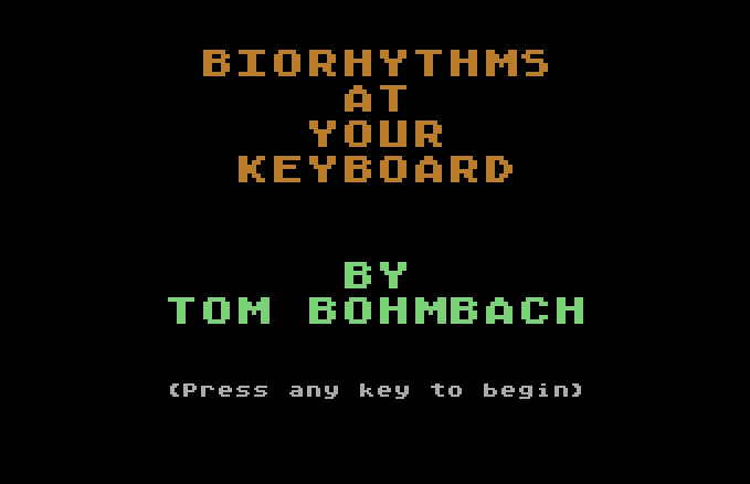 Basic Biorhythms
