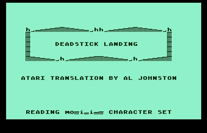 Deadstick Landing