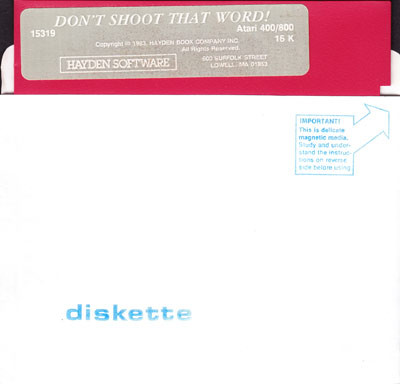Don't Shoot That Word