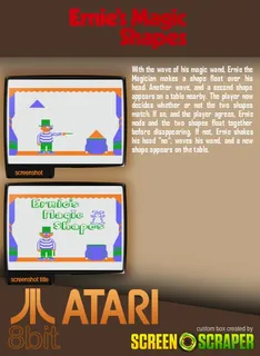 Ernie s Magic Shapes Hi Tech Expressions - Dos