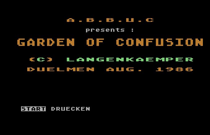 Garden Of Confusion