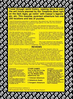 Lords Of Time - Dos