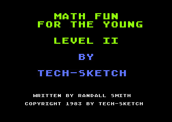 Math Fun for the Young Level II