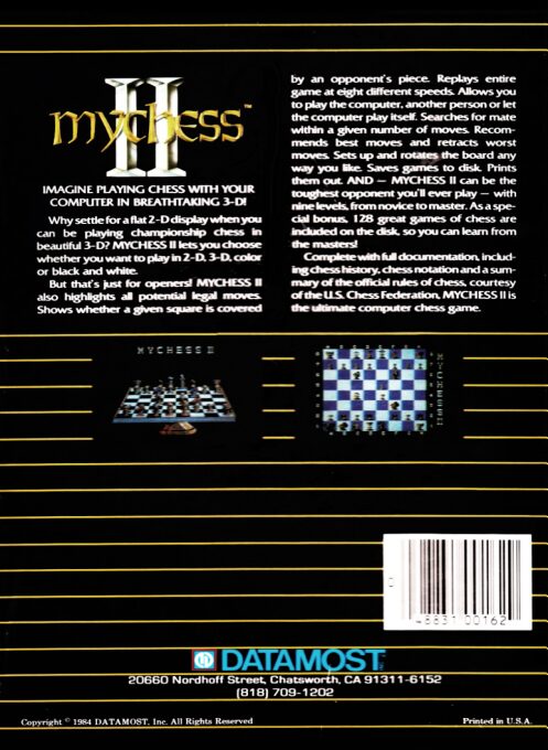 Mychess 2 dos