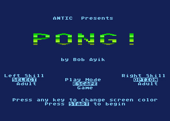 Perfected Pong