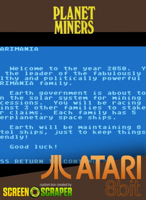 Planet Miners