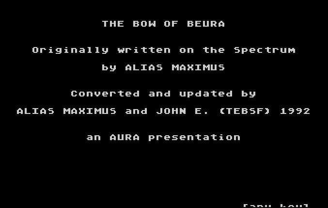The Bow of Beura