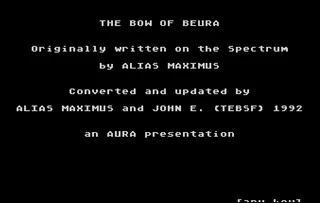 The Bow of Beura