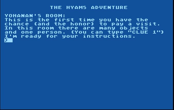 The Hyams Adventure
