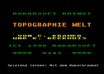 Topographie Welt