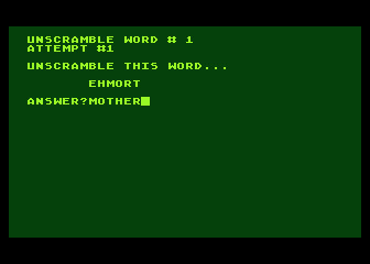 Unscramble Compute!