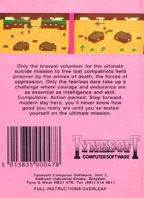 Who Dares Wins II Tynesoft - Dos