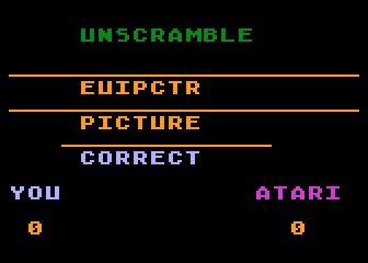 Word Scramble ANALOG Computing
