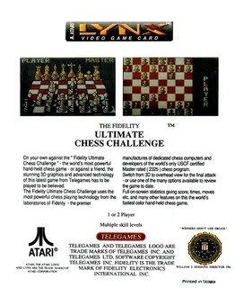 The Fidelity Ultimate Chess Challenge - Dos