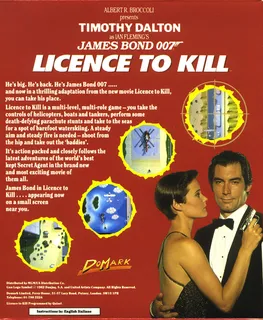 007 - Licence To Kill - Dos
