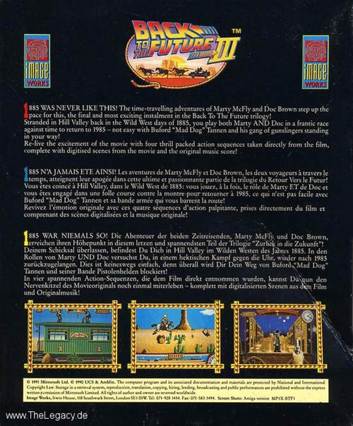 Back To The Future Part 3 - Dos