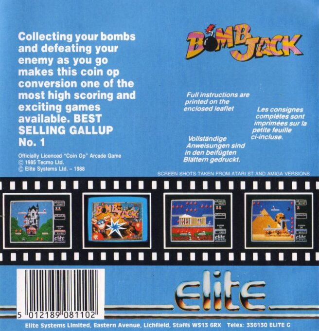 Bomb Jack - Dos