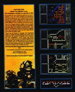 Captain Fizz : Meets The Blaster-Trons - Dos