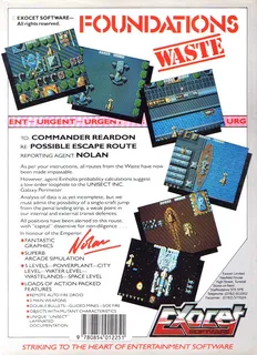 Foundation's Waste - Dos