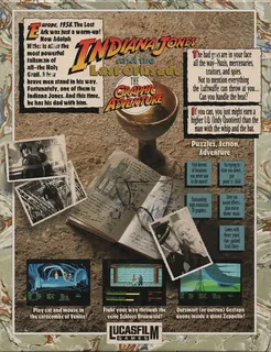 Indiana Jones And The Last Crusade - The Graphic Adventure - Dos
