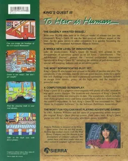 King's Quest III : To Heir Is Human - Dos