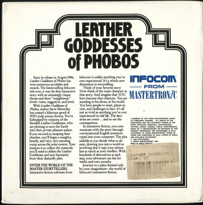 Jaquette arrière