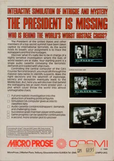 The President Is Missing - Dos