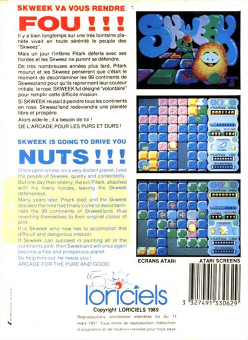 Jaquette arrière