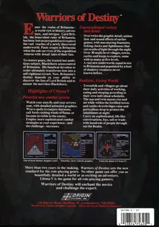 Ultima V : Warriors Of Destiny - Dos