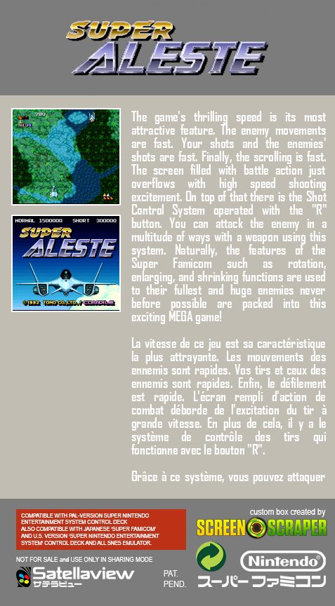 Jaquette arrière