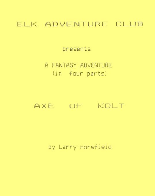 Axe Of Kolt