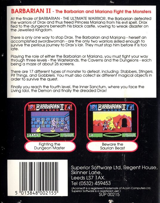 Barbarian 2 - Dos