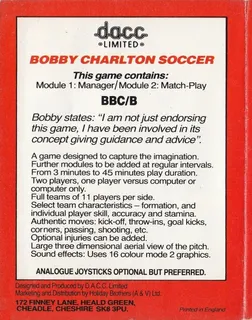 Bobby Charlton Soccer - Dos