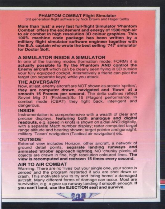 Combat Phantom - Dos