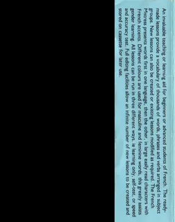 French Mistress - Dos