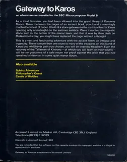 Gateway To Karos - Dos