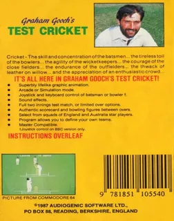Graham Gooch's Test Cricket - Dos