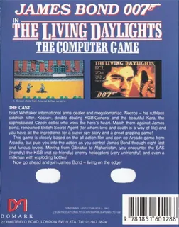 James Bond 007 In The Living Daylights - The Computer Game - Dos
