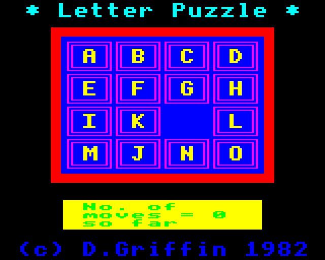 Letter Puzzle