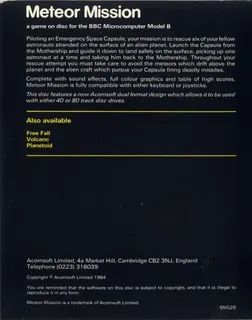 Meteor Mission - Dos