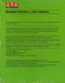 Number Painter - Dos