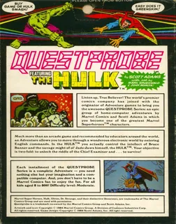 Quest Probe 1 - Incredible Hulk vb-126 dos