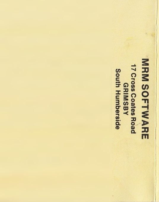 Jaquette arrière