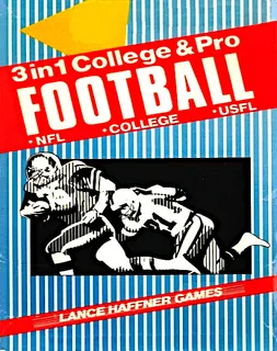 3 in 1 College & Pro Football