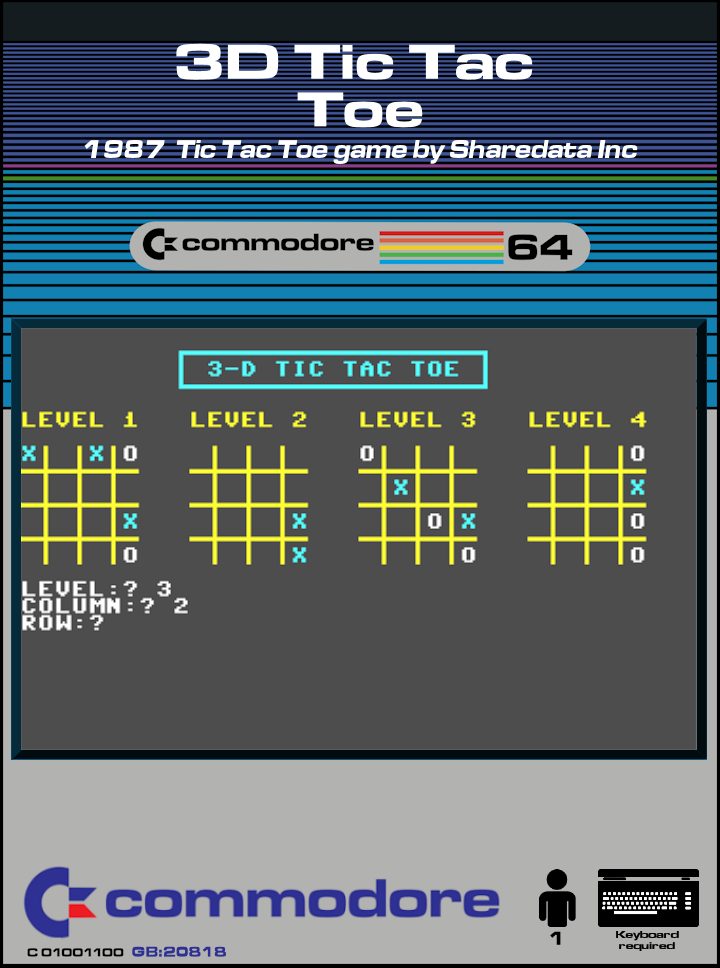 3D Tic Tac Toe