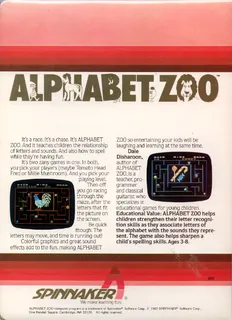 Alphabet Zoo - Dos