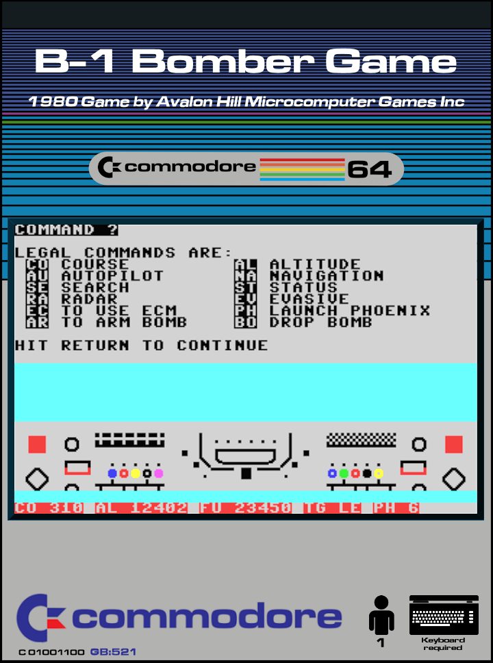 B-1 Bomber Game