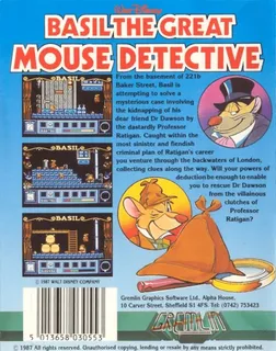 Basil The Great Mouse Detective - Dos