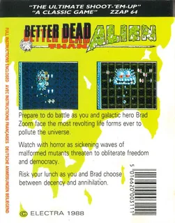 Better Dead Than Alien! - Dos