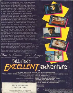 Bill & Ted's Excellent Adventure - Dos